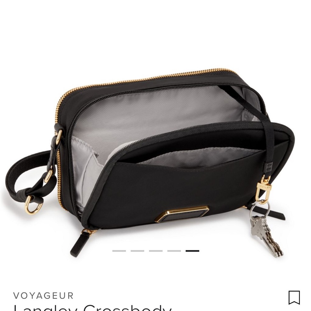 NWT Tumi Langley Crossbody bag, black - Picture 5 of 7